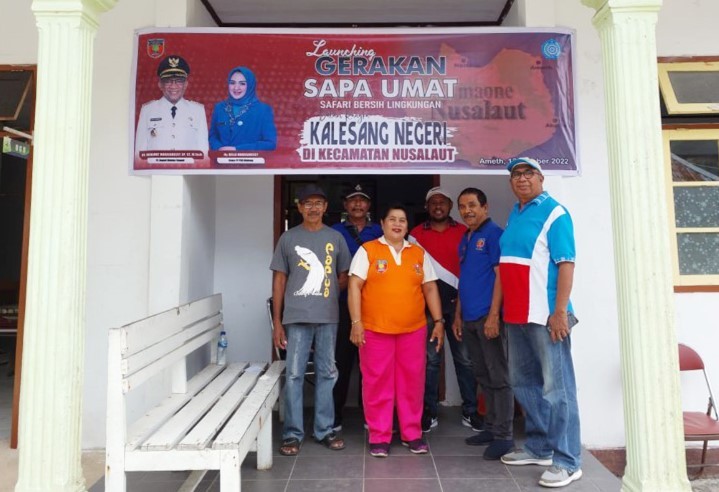 Kepala Kecamatan Nusalaut Ajak Masyarakat Kalesang Negeri